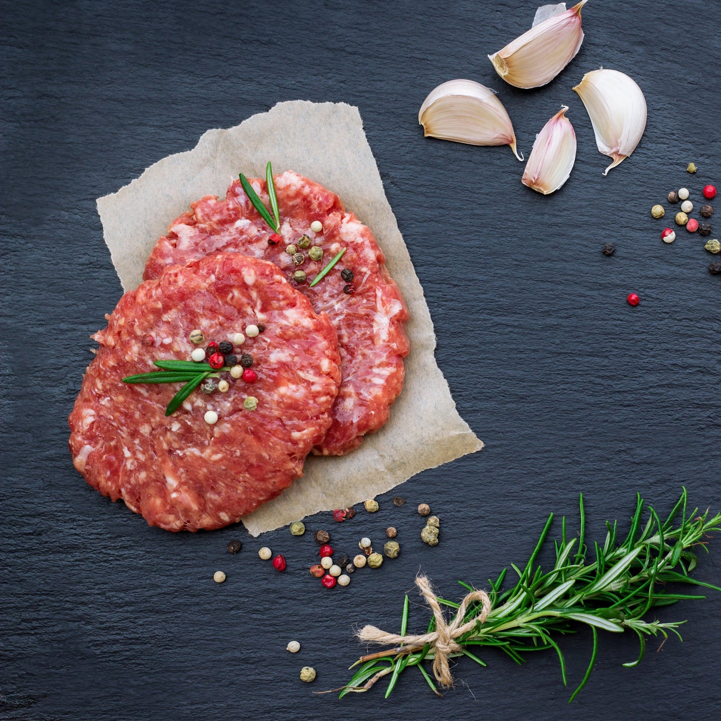 Homemade Gourmet Quarter Pound Beef Burgers